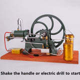 Horizontal Mill Engine Stationary Steam Engine Hot-bulb 4-Stroke Water-cooled Gasoline Internal Combustion Engine Model