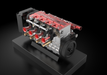 14cc Inline 4 Cylinder Four-stroke Water-cooled Nitro Engine Model for 1:8 1:10 RC Car Ship Airplane