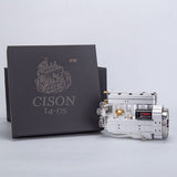 17.5cc Flathead Inline 4 Cylinder 4 Stroke Water-Cooled Gasoline Engine Model for RC Car Ship Airplane