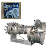 Turbofan Engine Model Kit - Build Your Own Functional Jet Engine - Working Aircraft Engine Model Educational Toy
