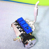 L4 OHV 20.5cc Inline 4-Cylinder 4-Stroke Water-Cooled Gasoline Engine Model Kit with Speed Up to 11500rpm