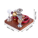 Speed-Controlled Single Cylinder Stirling Engine Model with Ball Bearing Flywheel - STEM Educational Toy