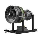 Turbofan Engine Model Kit that Works - Build Your Own Turbofan Engine - 1/10 Full Metal Dual-Spool Turbofan Engine Aircraft Jet Engine Model 1000+Pcs