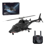 1/34 2.4G 9CH Flybarless RC Helicopter Model with 6G/3D Stunt Mode and GPS