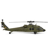 K170 Black Hawk UH-60L 170 Size 2.4G 4CH Flybarless RC Helicopter with Adjustable Left and Right Hand Throttle (RTF Version)