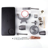 Retro γ-shape Stirling Engine Kit Generator with LED Lights - STEM Toy