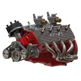 Small-block 44CC 1/6 Scale Water-Cooled Flathead 4-Stroke V8 Gasoline Engine Model Kit with Internal Combustion Function