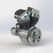 9cc V2 Engine V-Twin Dual Cylinder 4-Stroke Air-Cooled Gasoline Engine for Motorcycle RC Model