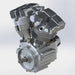 15.7cc Mini OHV V-twin V2 Shovelhead Engine 4-Stroke Air-cooled Gasoline Engine Motorcycle RC Engine Model