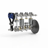 36cc DOHC Inline 4 Cylinder 4 Stroke Water-cooled Electrically Started Gasoline Engine Model for RC Car Boat Tank Airplane