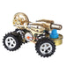Stirling Engine Car Model Educational Vehicle Toy STEM Engine Model Creative Gift