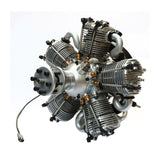 150cc Radial Engine Five-cylinder Four-stroke Air-cooled Gasoline Engine Model for Fixed-Wing RC Airplanes