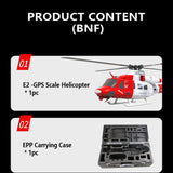 E2 UH-1Y 2.4G 6CH Dual Brushless Direct Drive RC Rescue Simulation Helicopter with Lidar Positioning
