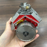 Small-block 44CC 1/6 Scale Water-Cooled Flathead 4-Stroke V8 Gasoline Engine Model Kit with Internal Combustion Function