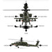 1/32 Scale F11 AH64 2.4G 6CH RTF Helicopter Model