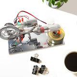 γ-Type Hot Air Stirling Engine Model Kit STEM Educational Toy
