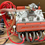 Small-block 44CC 1/6 Scale Water-Cooled OHV 4-Stroke V8 Gas Engine Internal Combustion Model - Build Your Own Functional V8 Engine