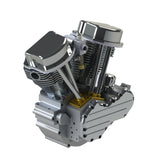 V2 Engine V-twin 2-Cylinder 4-Stroke Air-Cooled Gasoline Engine Motorcycle RC Model - Panhead & Shovelhead Collection