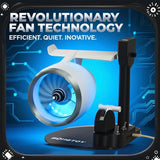 Turbo Jet Engine Desktop Fan High-Speed Cooling with Futuristic Design