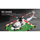 2.4G 4CH 170-Class 4-Rotor Flybarless Helicopter with Barometric Altitude & Throttle Adjustment Options (Optical Flow RTF Version)