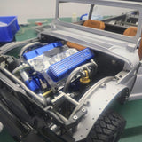 Small-block 44CC 1/6 Scale Water-Cooled OHV 4-Stroke V8 Gas Engine Internal Combustion Model - Build Your Own Functional V8 Engine