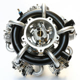 150cc Radial Engine Five-cylinder Four-stroke Air-cooled Gasoline Engine Model for Fixed-Wing RC Airplanes