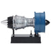 Mini Turbofan Engine Kit that Works - DIY Metal Electric Jet Engine with Visible Mechanics for STEM Education