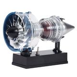 Mini Turbofan Engine Kit that Works - DIY Metal Electric Jet Engine with Visible Mechanics for STEM Education