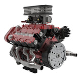 Functional V8 GS-V8 78CC DOHC Gasoline Engine Model with Starter Kit