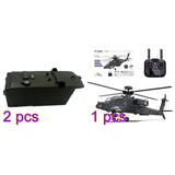 Apache GPS Helicopter F11-S AH64 1/32 Scale 2.4G 6CH RC Dual-Axis Co-Drive Flybarless 6G/3D Stunt