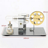 Stirling Engine With Alcohol Heat Source Fully Assembled