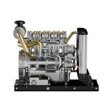 Diesel Engine DIY Kit Runs on Electricity 300+ pcs 1/10th Scale Self Assembly